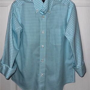 Brooks Brothers boys gingham dress shirt - size S